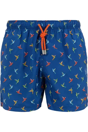 Gallo Homme, Maillots de bain, Multicolore, Taille: L Shorts de bain bleus pour hommes avec motif perroquet