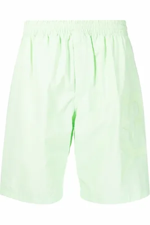 Y-3 Homme, Shorts, Vert, Taille: S Short de Bain Vert Logo
