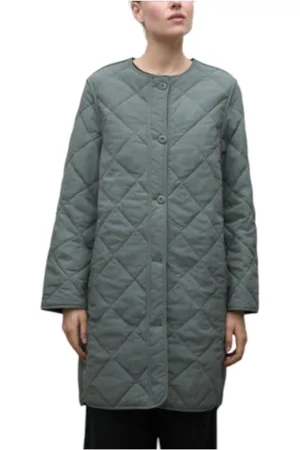ECOALF Femme, Manteaux, Vert, Taille: 40 FR Veste Khaki Déperlante