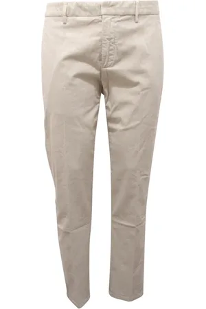 Dondup Homme, Pantalons, Blanc, Taille: W30 Pantalon RAL Made in Italy