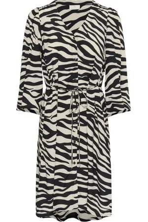 Kaffe Femme, Robes, Noir, Taille: 40 FR Robe Courte Moonstruck/ Graphic
