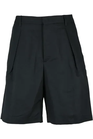 LOW BRAND Homme, Shorts, Noir, Taille: W36 Shorts Bermuda en Lin et Coton