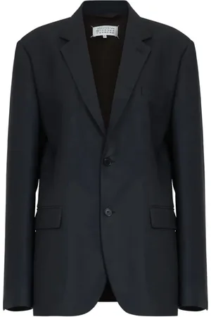 Maison Margiela Femme, Vestes, Noir, Taille: 40 FR Blazer Oversize Élégant