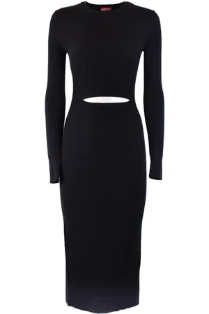 Diesel Femme, Robes, Noir, Taille: 40 FR Robes Élégantes pour Toutes les Occasions