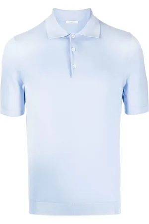 Malo Homme, Tops, Bleu, Taille: M Polo Bleu Clair Casual Sortie