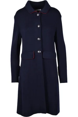 CHARLOTT Femme, Manteaux, Bleu, Taille: 42 FR Manteau