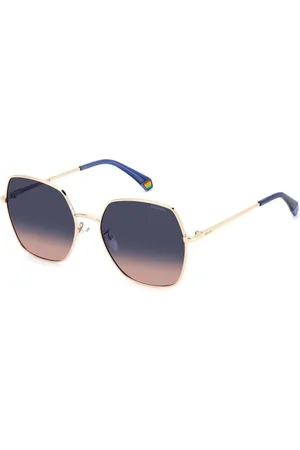 Polaroid Femme, Accessoires, Multicolore, Taille: ONE Size Lunettes de soleil bicolores en acier inoxydable