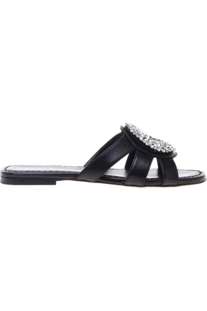 BALDININI Femme, Chaussures, Noir, Taille: 37 EU leather clogs