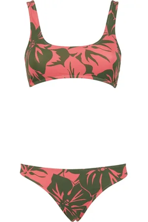 Gallo Femme, Maillots de bain, Multicolore, Taille: 38 FR Bikini bralette rose pour femmes avec motif floral