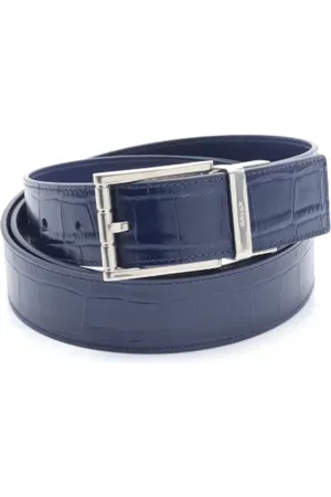 Bally Homme, Pre-owned, Bleu, Taille: ONE Size Pre-owned Cuir ceintures