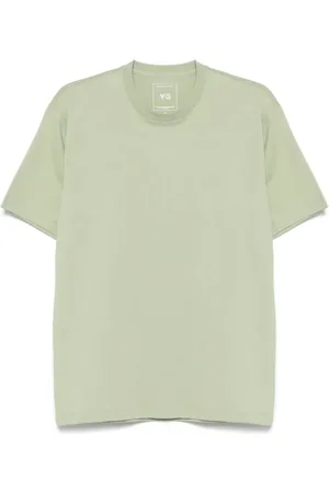 Y-3 Unisex, Tops, Vert, Taille: M T-shirt décontracté à manches courtes