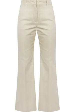 Max Mara Femme, Pantalons, , Taille: 40 FR Pantalon Droit en Drill avec Passants