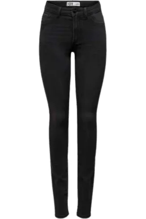 JACQUELINE DE YONG Femme, Jeans, Noir, Taille: 38 FR Jeans Skinny Hauts