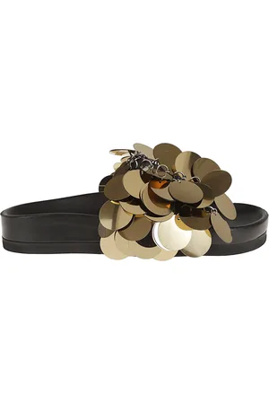 Paco rabanne Femme, Chaussures, Jaune, Taille: 36 EU Sandales Métalliques pour Femmes