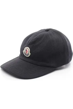 Moncler Homme, Pre-owned, Noir, Taille: ONE Size Pre-owned Coton chapeaux