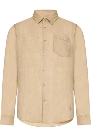 Vilebrequin Homme, Chemises, , Taille: XL Chemise en Lin avec Broderie Tortue