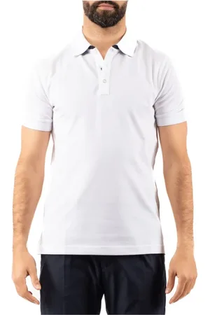FAY Homme, Tops, Blanc, Taille: XL Polo Élégant