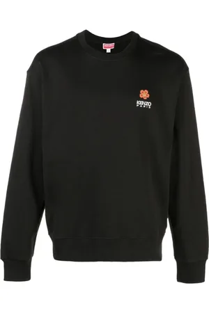Kenzo Homme, Sweatshirts et sweats à capuche, Noir, Taille: L SweaT-shirt Boke Flower