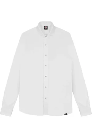 Colmar Homme, Chemises, Blanc, Taille: XL Polo à manches longues blanc