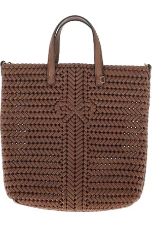 Anya Hindmarch Femme, Pre-owned, Brun, Taille: ONE Size Pre-owned Cuir cabas