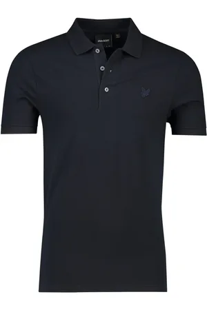 Lyle & Scott Homme, Tops, Bleu, Taille: M Polo à Manches Courtes