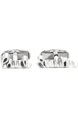Paul Smith Homme, Accessoires, Gris, Taille: ONE Size Boutons de Manchette avec Logo Découpé pour Homme