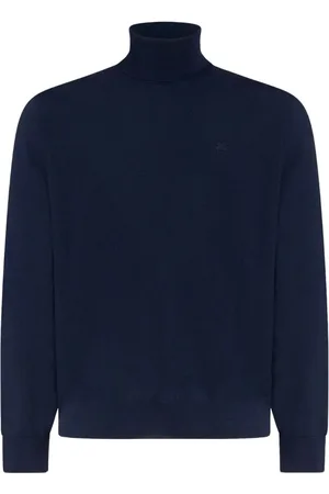 Etro Homme, Pulls, Bleu, Taille: 2XL Pull Col Roulé Bleu