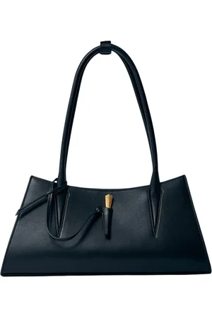 MUGLER Femme, Sacs, Noir, Taille: ONE Size Sac à bandoulière en cuir grainé