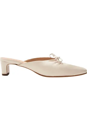 ALOHAS Femme, Chaussures, Blanc, Taille: 37 EU Amar Cream Mules en Cuir