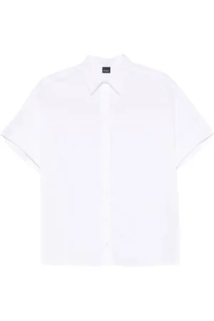 FAY Femme, Blouses et Chemises, Blanc, Taille: 40 FR Chemise Blanche en Coton Col Classique