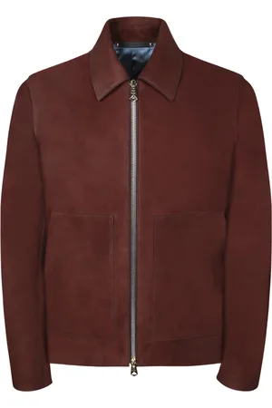 Paul Smith Homme, Vestes, Brun, Taille: M Veste en daim marron Style élégant