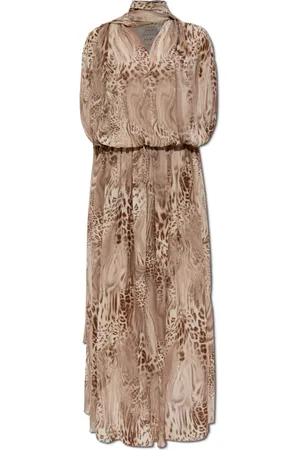 BLUMARINE Femme, Robes, , Taille: 36 FR Robe à imprimé animalier