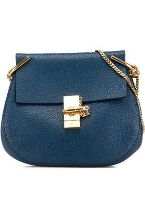 Chloé Femme, Pre-owned, Bleu, Taille: ONE Size Pre-owned Cuir sacs-bandouliere