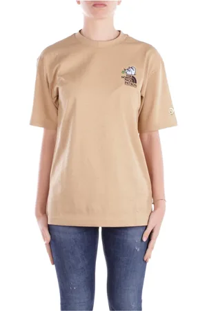 The North Face Femme, Tops, Brun, Taille: 36 FR T-shirts et Polos Logo Front
