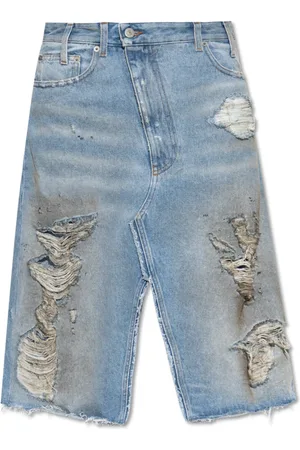 Maison Margiela Femme, Jupes, Bleu, Taille: 36 FR Jupe en jean