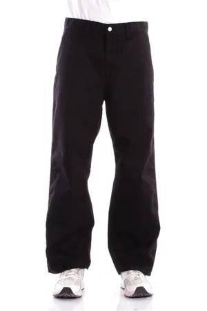 Carhartt Homme, Jeans, Noir, Taille: L Jeans Noirs avec Logo et Poches