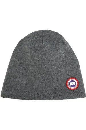 Canada Goose Homme, Accessoires, Gris, Taille: ONE Size Bonnet Beanies Chic pour Toutes Saisons