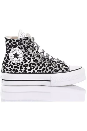 Converse Femme, Chaussures, Multicolore, Taille: 37 EU Baskets Plateforme Argent pour Femmes