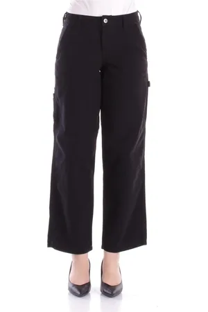 Dickies Femme, Pantalons, Noir, Taille: W26 Pantalon en coton avec fermeture éclair