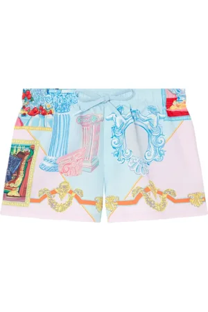 VERSACE Homme, Maillots de bain, Multicolore, Taille: L Shorts de Bain Multicolores Style Chic