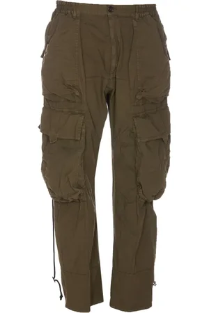 Dsquared2 Homme, Pantalons, Vert, Taille: M Pantalon cargo vert avec design militaire