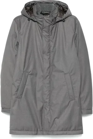 HERNO Homme, Manteaux, Gris, Taille: 2XL Veste en Duvet Élégante pour Homme