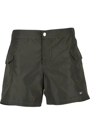 Emporio Armani Homme, Maillots de bain, Vert, Taille: 2XL Boxer Short de Bain Polyester Plage
