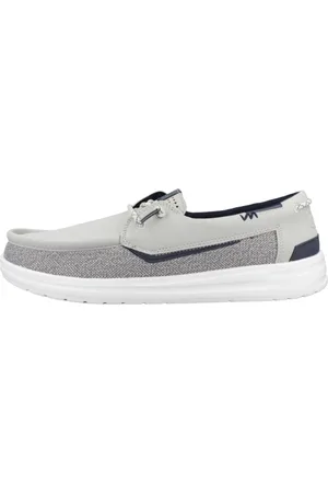 Hey dude Homme, Chaussures, Gris, Taille: 44 EU Chaussures à Lacets en Maille Classique