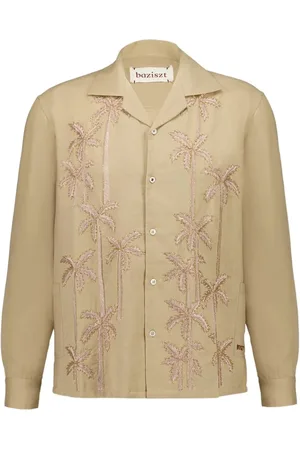 Baziszt Homme, Chemises, , Taille: M Chemise avec Boutons et Revers