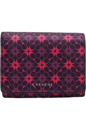 Coach Femme, Pre-owned, Noir, Taille: ONE Size Pre-owned Toile petite-maroquinerie