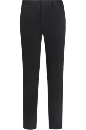 Ermenegildo Zegna Homme, Pantalons, Noir, Taille: 2XL Zegna Pantalon Chino en Coton Extensible