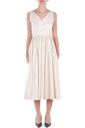 add Femme, Robes, , Taille: 40 FR Robe Crème avec Fente Réglable