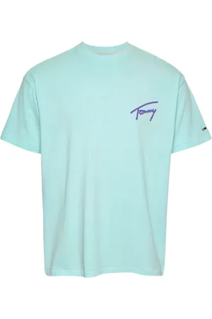 Tommy Hilfiger Homme, Tops, Bleu, Taille: L Tee Graphique Faded Style Aventure Urbaine