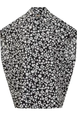 Marni Femme, Blouses et Chemises, Noir, Taille: 36 FR Chemise Élégante en Coton pour Femmes